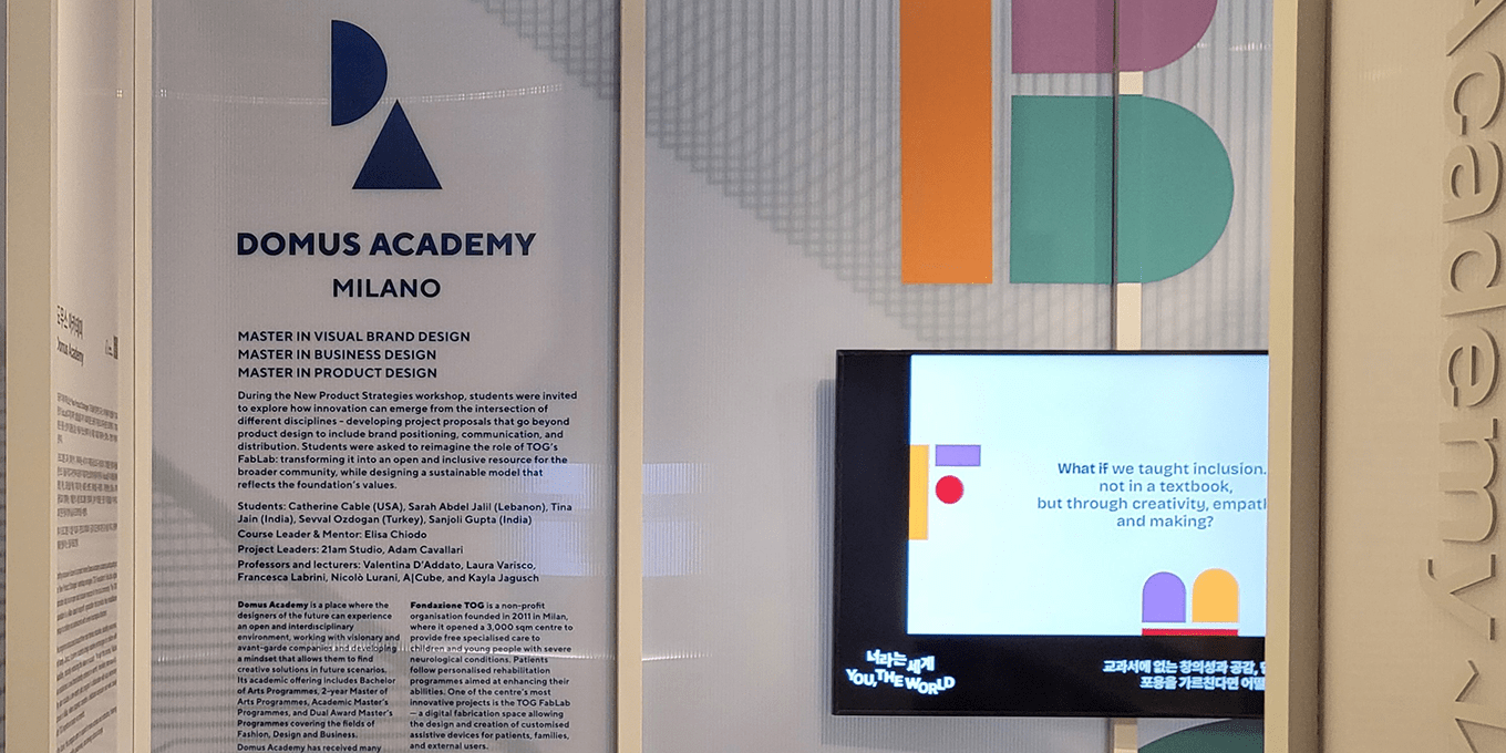 Domus Academy at Gwangju Design Biennale 2025