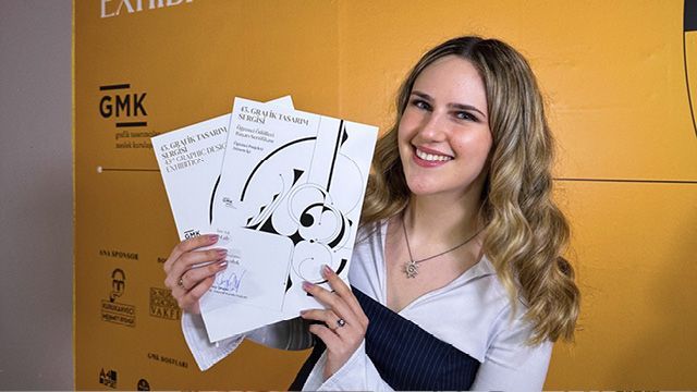 Our alumna Özge Üçoluk wins the prestigious award of GMK
