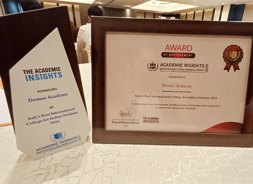 Domus Academy Italy’s Best International College for Indian Students